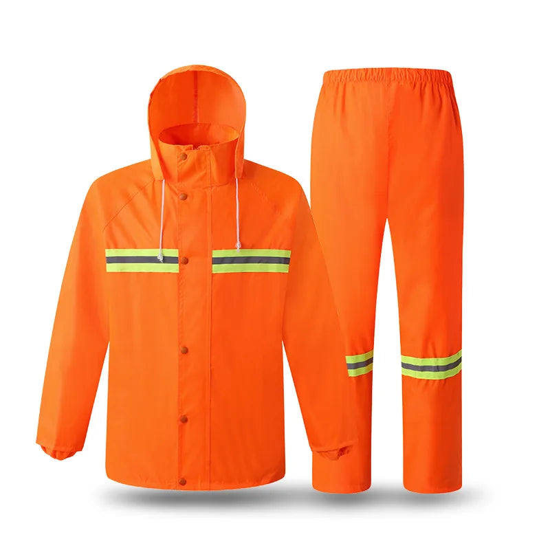 Reflective Fluorescent Waterproof Raincoat Wiley Work Gear