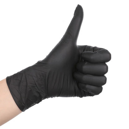 Black Disposable Nitrile Gloves