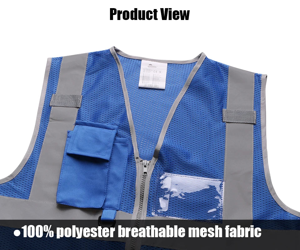 Mesh Reflective Safety Vest