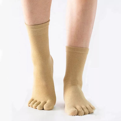 Breathable Cotton Toe Socks