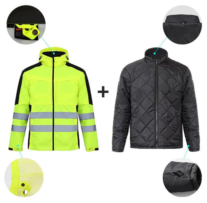 Winter Reflective Work Suit