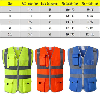 Mesh Reflective Safety Vest