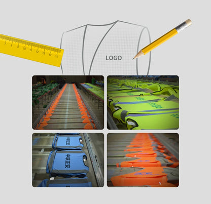 Reflective Mesh Safety Vest with Pockets