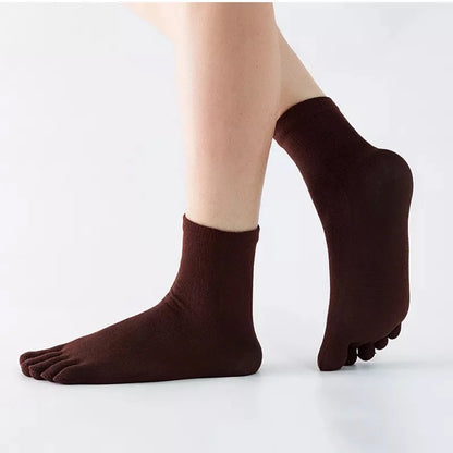 Breathable Cotton Toe Socks