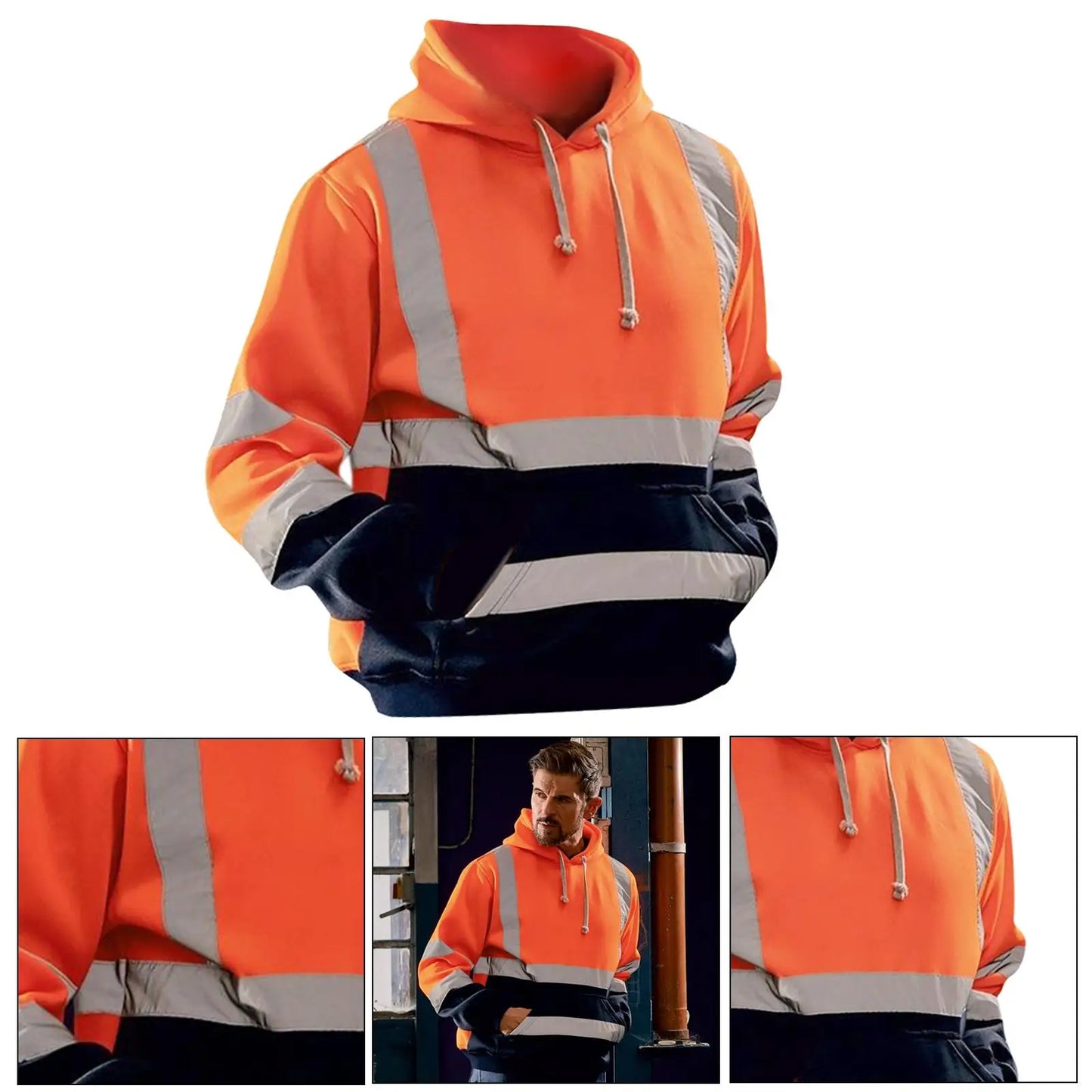 Safety Pullover Hoodie for Men