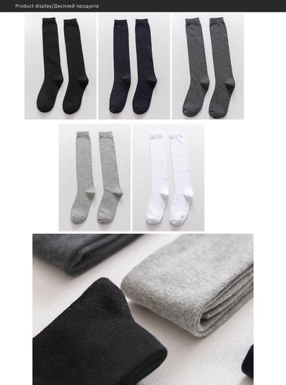 Knee-High Cotton Socks