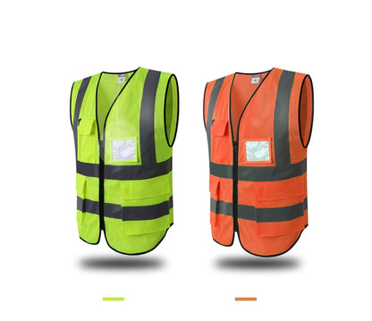 Reflective Mesh Safety Vest with Pockets