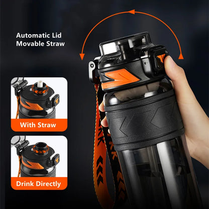 Durable Tritan Water Bottle with Straw