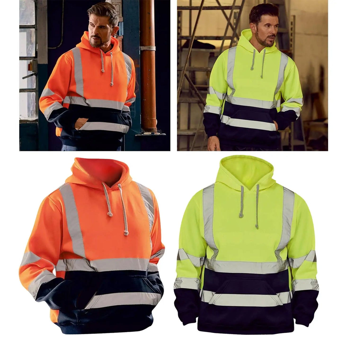 Safety Pullover Hoodie for Men