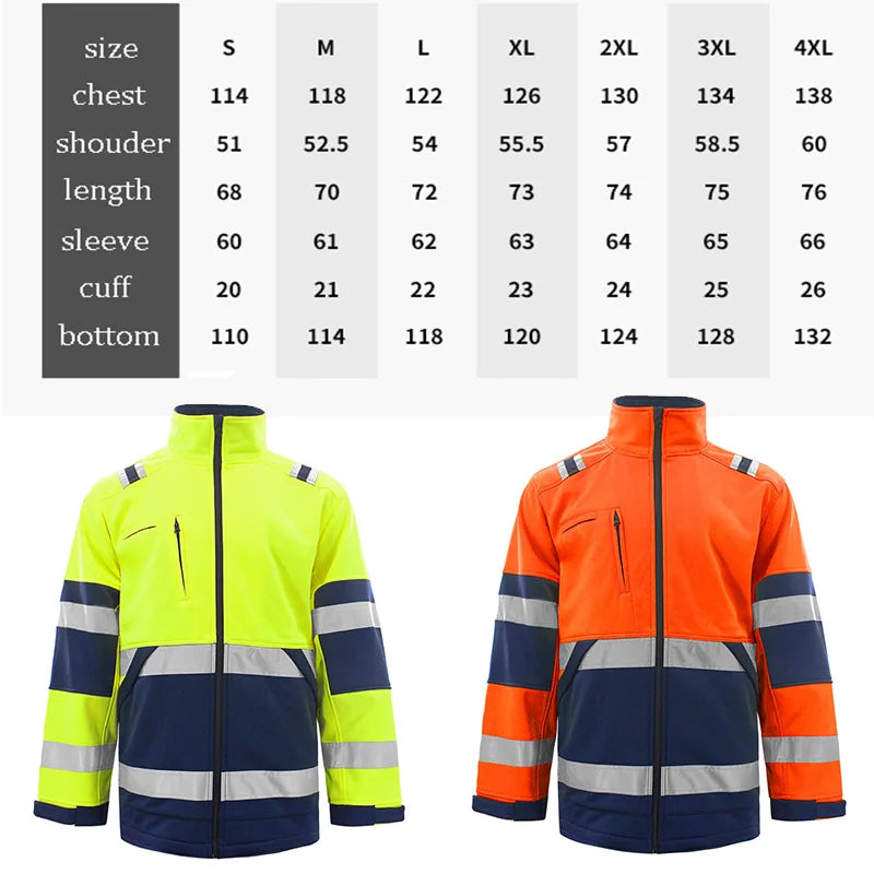 Hi-Vis Reflective Fleece Jacket