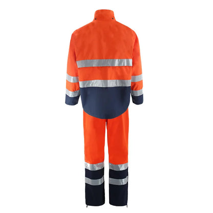 High Visibility Reflective Raincoat and Pants Waterproof Safety Workwear