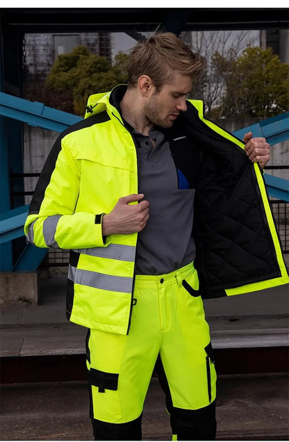 Winter Reflective Work Suit