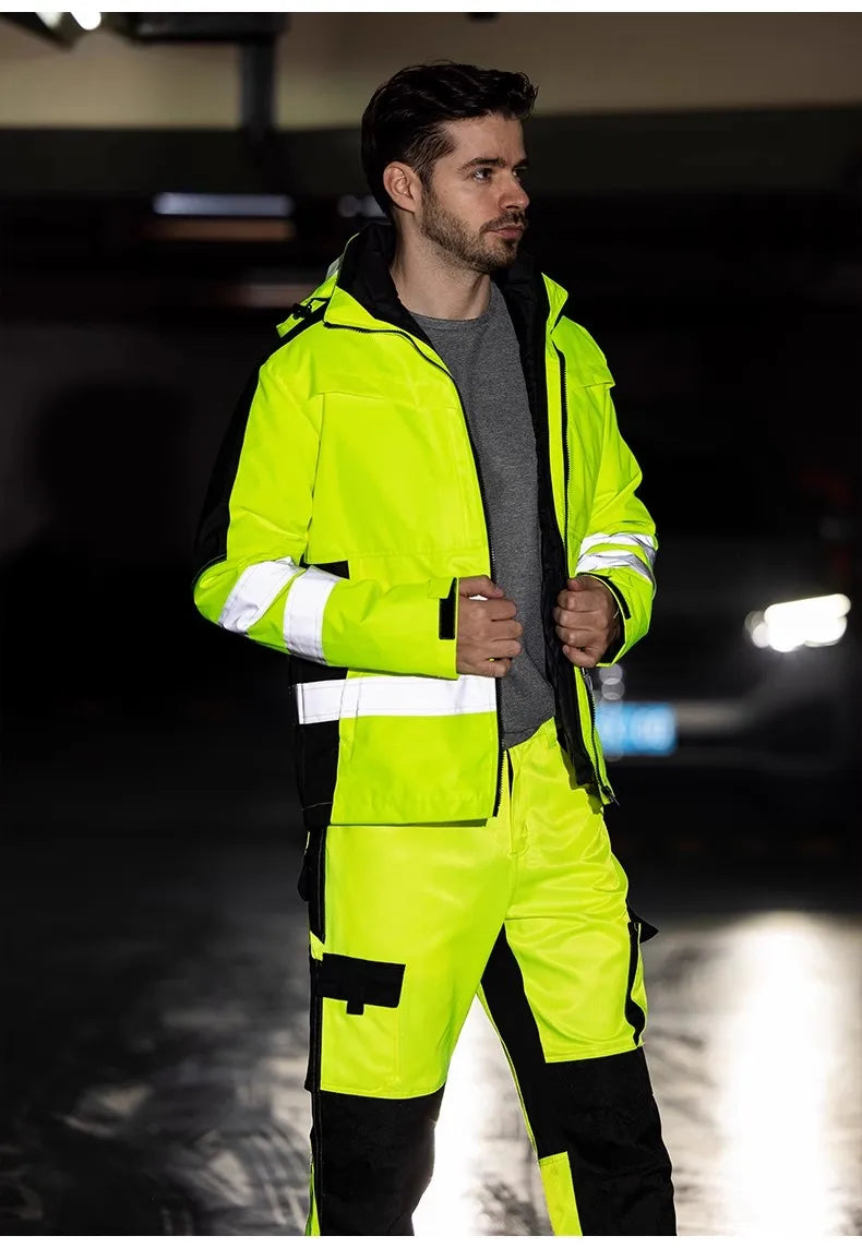 Winter Reflective Work Suit