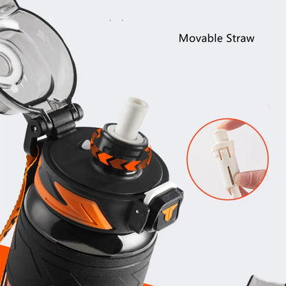 Durable Tritan Water Bottle with Straw