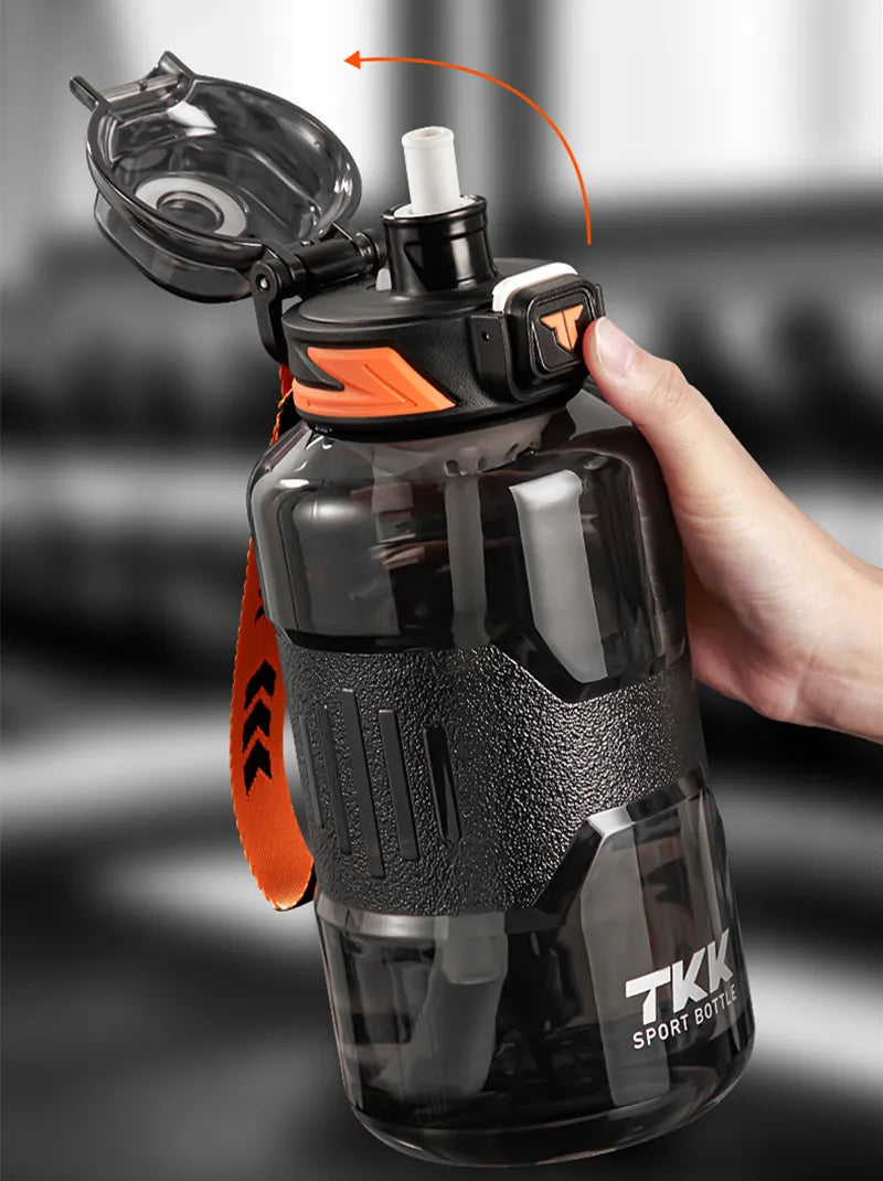 Durable Tritan Water Bottle with Straw