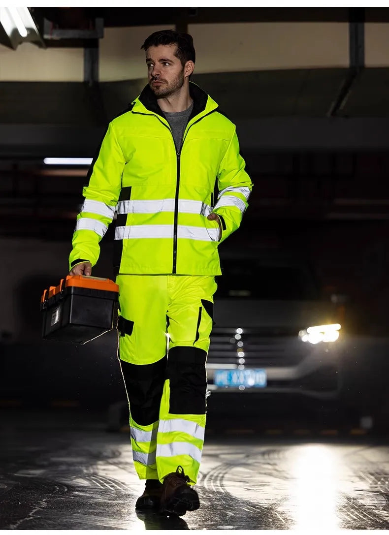 Winter Reflective Work Suit